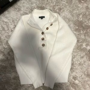 Ann Taylor cowl/mock neck sweater